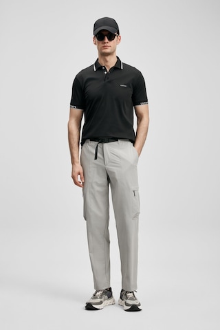 Lufian Hold Erkek Polo T-shirt 111040251 Siyah