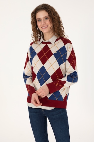 U.S. Polo Assn. U.s. Polo Assn. Kadın Bordo Kazak /triko 50309632-vr014