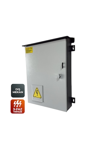Ever Charger Panobox Pro Trifaz Elektrikli Araç Şarj Panosu Ac Kaçak Akım Röleli, Sigortalı, Go-e Uyumlu Dış Mekan 11 Kw 22 Kw 5/32a Fiş 5/32a Priz