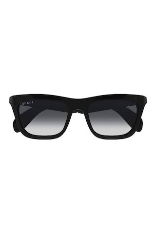 Gucci Gg 1933s 001 53 Unisex Kare Degrade Siyah Kemik Güneş Gözlüğü Siyah
