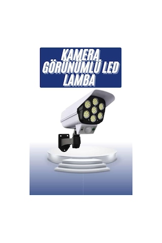 Solar Bahçe Lambası Uzaktan Kumandalı Kamera Görünümlü Hareket Sensörlü 43972949