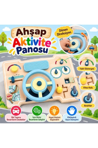 Ahşap Aktivite Panosu