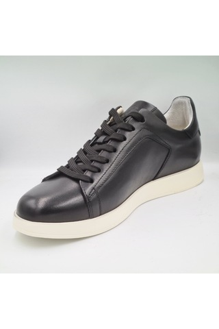 Libero 4704 Siyah Hakiki Deri Erkek Günlük Sneaker Ayakkabı Siyah