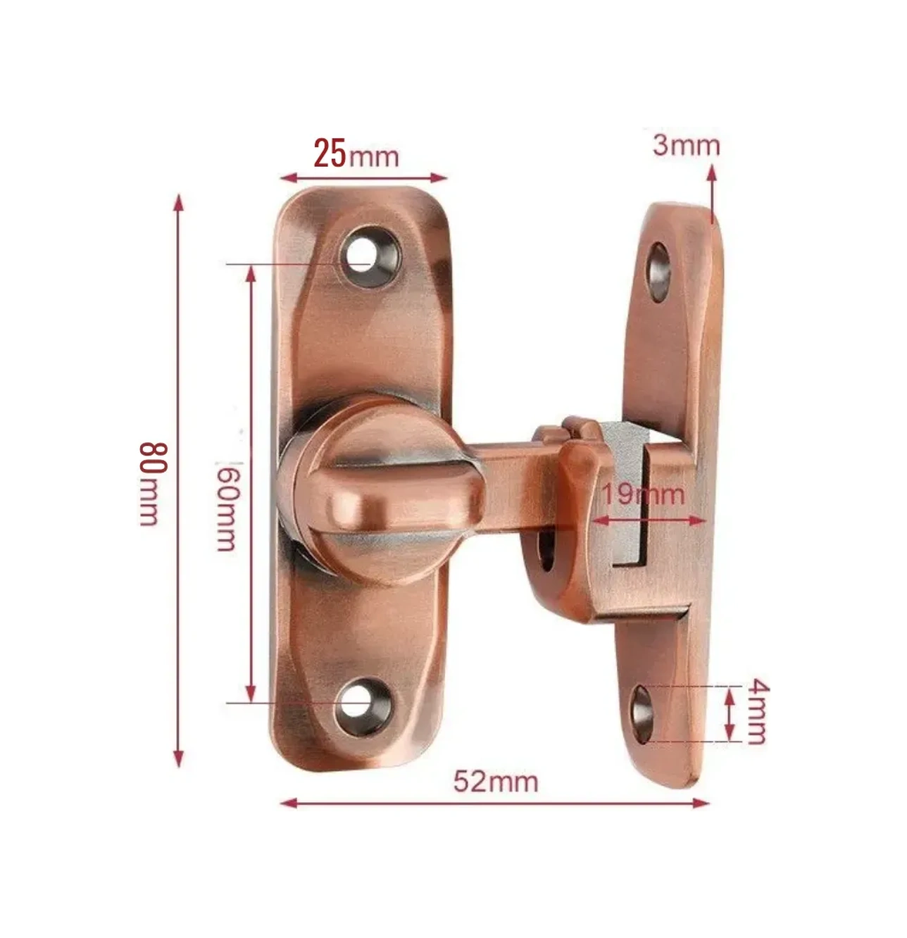 Makedon Kapı İçin Üst Montajlı Sürgü, 56mm 259869008