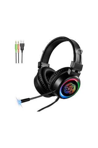 C4U Dragon RGB Stereo Oyuncu Kulaklığı
