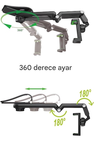 Araç Telefon Tutucu Black