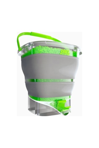 Gel Blaster Gellet Depot Katlanabilir Jel Mermi Haznesi Nerf, Oyuncak Tabanca Gri-yeşil