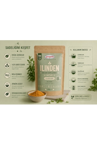 Ilınden Natur Balkan Sebzeli Çeşnisi 200 Gr Msg İçermez