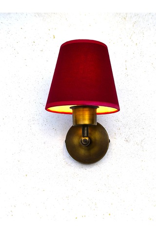 Shimmer Duvar Apliği Eskitme Gold Bordo Başlıklı Bordo