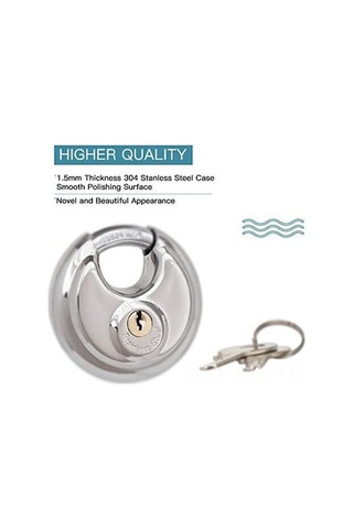 Jokmae 4'lü Dayanıklı Kilit Seti + 8 Anahtar - Paslanmaz Çelik