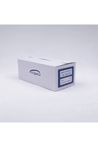 Fuyaku 25 Mm Id-end Mikro İnce Fine Kılçık Etiketleme Plastiği Naylon 10.000 Adet