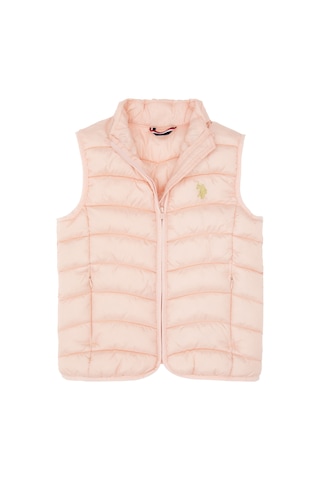 U.s. Polo Assn. Kız Çocuk Açık Pembe Yelek Dokuma 50313149-vr078 Acık Pembe