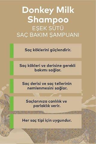 Maia Mc Eşek Sütü Saç Bakım Şampuanı 400 ML