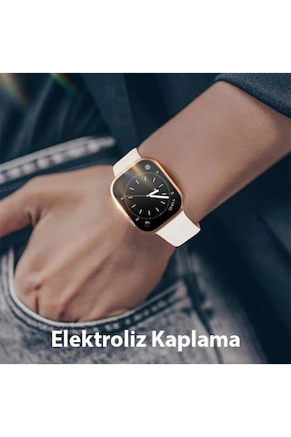 Dux Ducis Hamo Series Apple Watch Uyumlu 45mm İçin Hard Pc Full Koruma Sert Armor Zırh Kılıf- 5775