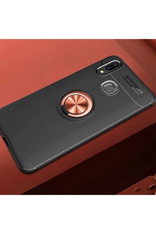 Samsung Uyumlu Galaxy A10s Kılıf Zore Ravel Silikon Kapak Kırmızı