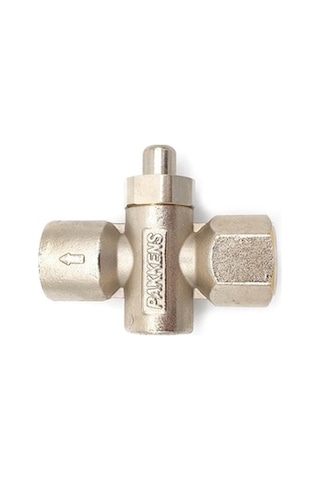 Pakkens Manometre Musluğu Basmalı Pn6 G1/2"-G1/2"