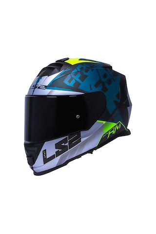 Ls2 Storm 2 Sprinter Siyah Vizör Kask Gri - Siyah