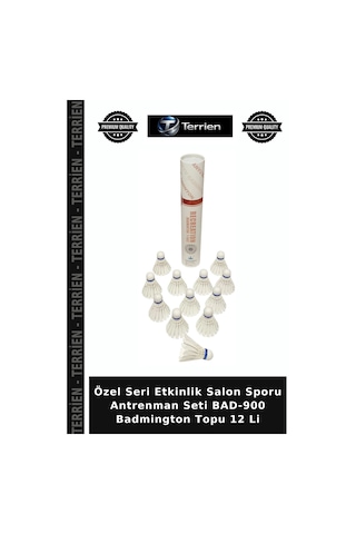 Özel Seri Etkinlik Salon Sporu Antrenman Seti Bad-900 Badmington Topu 12 Li