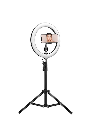 Gaman 3 Renk Işıklı Tripod Tiktok Selfie Lambası Makyaj Işığı 140 CM