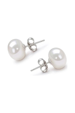Chavin Ufak 6 Mm. Gerçek Inci Gümüş Küpe Dg90-6