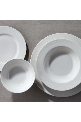 Korkmaz Perla Collection 53 Parça Yemek Takımı A8328 Beyaz