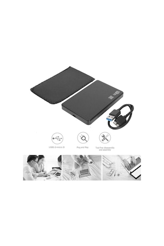 Maxgo 2.5 HDD Kutusu Usb 3.0 Harddisk Kutusu Sata SSD