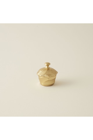 Karaca Home Lana Dekoratif Kutu Gold 8,8 X 8,5 X 9,5 Cm