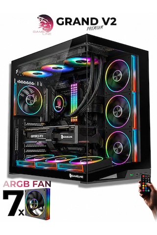 Gameline ELN-0567 R5-5500 512 GB 16 GB SSD 8 GB RTX5060 Ti Dos Masaüstü Oyuncu Bilgisayar