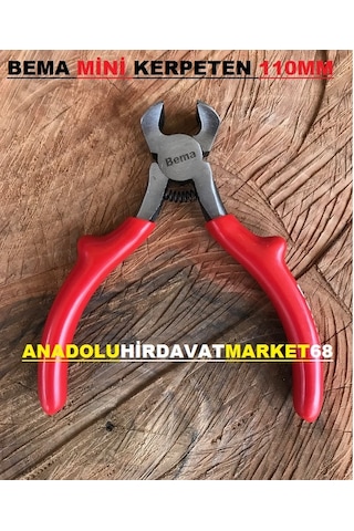 Bema Mini Kerpeten Elektronikçi Yaylı Tepe Pensesi 110 Mm