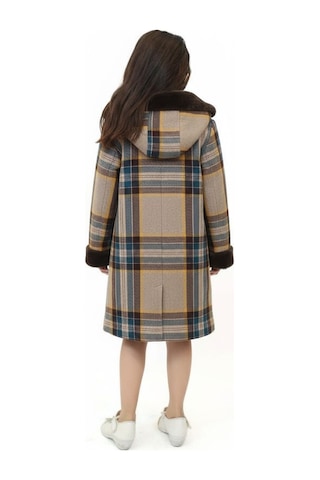 Xo Kids Kız Çocuk Kaban 4-8 Yaş 1058 Bej