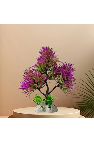 Willowhaven Gün Batımı Kırmızı Gerçekçi Akvaryum Bitkisi - Hafif Ve Kolay Yerleşim