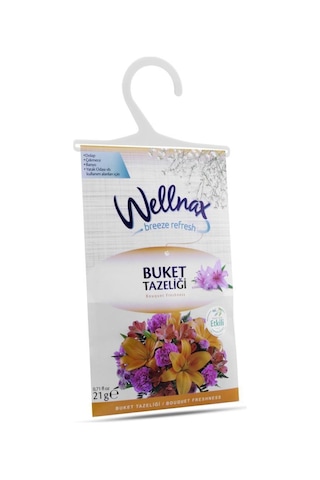 Wellnax Askılı Dolap Ve Çekmece Kokusu Buket Tazeliği 8 Adet