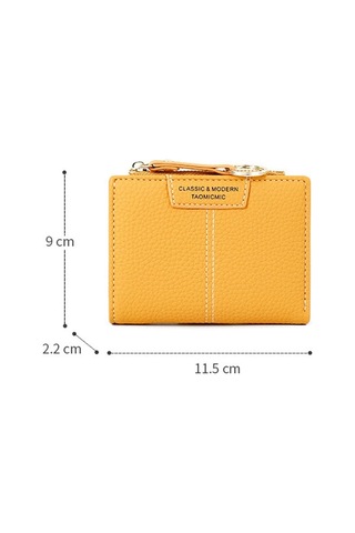 928666 Çoklu Kart Anahtarlık Bozuk Para Cüzdanı Kısa Bayan Cüzdanı Siyah