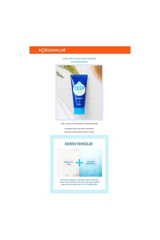 Missha A'PIEU Deep Clean Gözenek Karşıtı Yüz Yıkama Köpüğü 130 ML