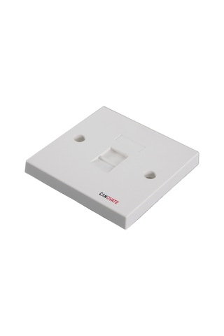 Canovate 25 Adet Faceplate 1 Port 86X86 Fildişi Renkli Data Prizi