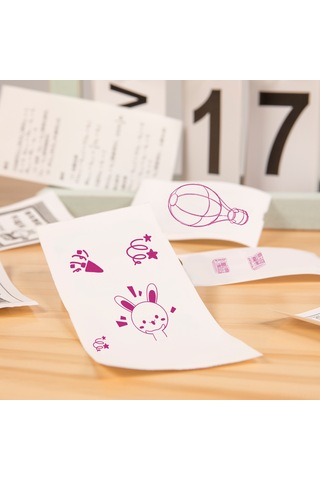 Yaleker Termal Kağıt 57x30mm Koyu Pembe Baskı 5 Yıl Saklama Süresi 3'lü Paket Bpa'sız Beyaz