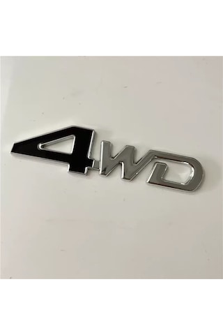 Jeep 4wd Bagaj Yazısı Siyah Renk Jeep 4wd Trunk Emblem Black Jp4wdsiyah