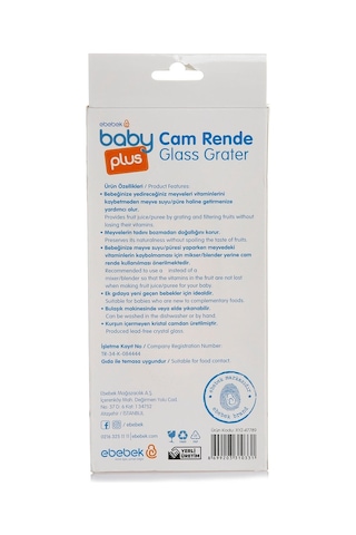 Baby Plus Pratik Cam Rende Çok Renkli