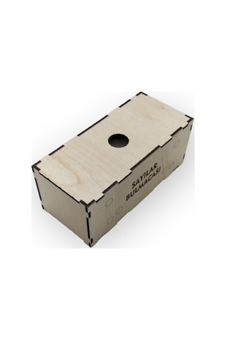 Dalyan Ahşap Eğitici Öğretici Yapboz Sayılar Bulmacası Puzzle Montessorie Seti