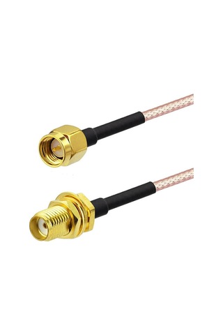 Rg316 10cm Sma Erkek Dişi Kablo Rf Uzatma Kablosu 50 Ohm 0-6ghz Koaksiyel Wifi Gsm Gprs Anten