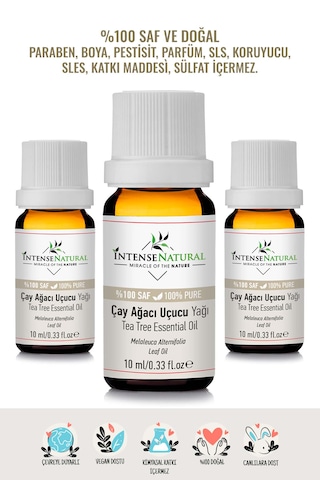 Intense Natural Çay Ağacı Uçucu Yağı 3 x 10 ML