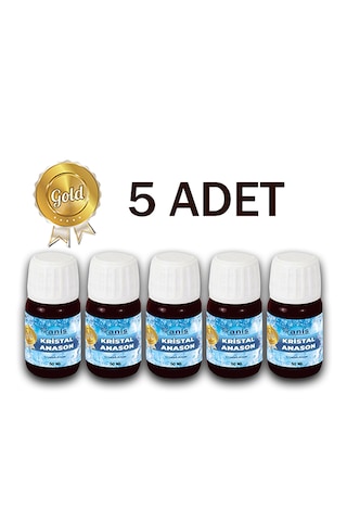 Anis Gold Kristal Anason Aroması 5 x 50 ML
