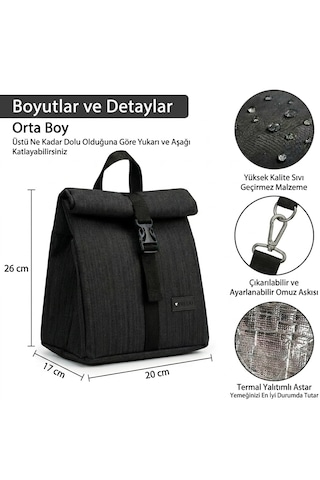 Frelso Termal Beslenme Çantası Siyah