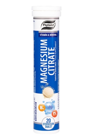 Magnezyum Sitrat Efervesan Tablet - 20 Adet