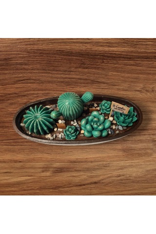 Kaktüs Mum Tabağı