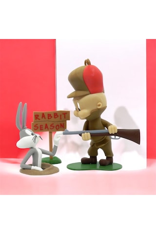Bugs Bunny Ve Elmer Figür