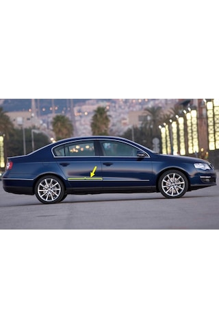 Vw Passat B6 2006-11 Sag Arka Kapi Çitasi Krom Nikelaj 3C0853754C 352413503