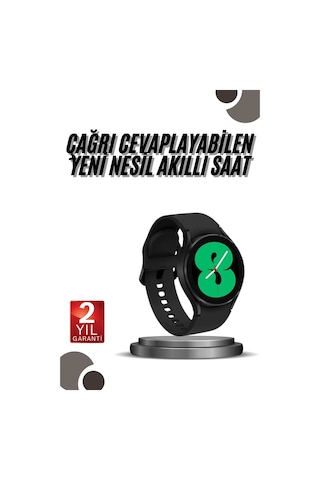 Akıllı Saat Bluetooth Bağlantılı Yuvarlak Ekran Plastik Kordonlu
