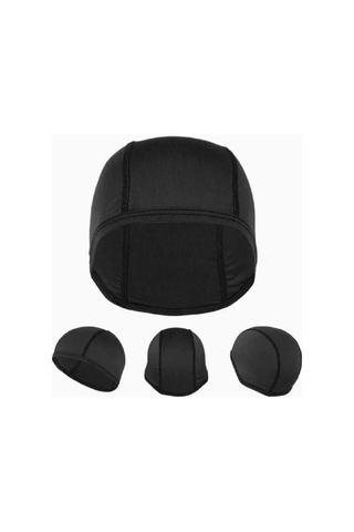 Chuangyinshop Siyah 1 Adet Nefes Alabilir Polyester Kask Astarı Ter Emici Bisiklet Ve Motosiklet Aksesuarı