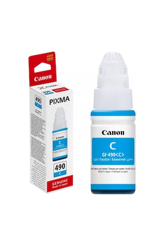 Canon Gı-490C Mavi Mürekkep 70Ml. Canon Gı-490C Mavi Mürekkep 70Ml.